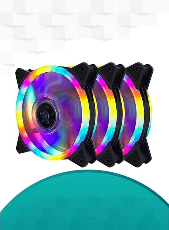 Palimpsest 3 Pack RGB Case Fans
