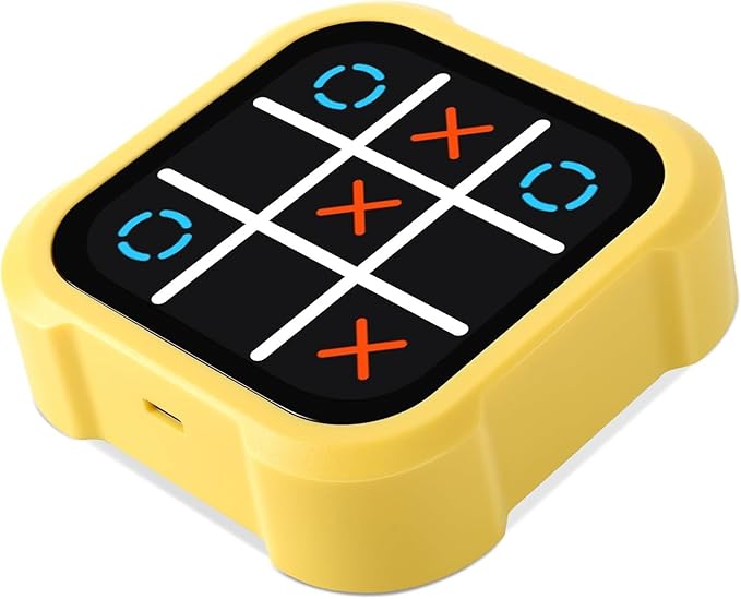 ORCHID M® Tic Tac Toe Bolt Game Board Games for Travel 3-in-1 Portable Handheld Puzzle Game for Kids Boys and Girls Board Games for Adults Family Game for All Ages