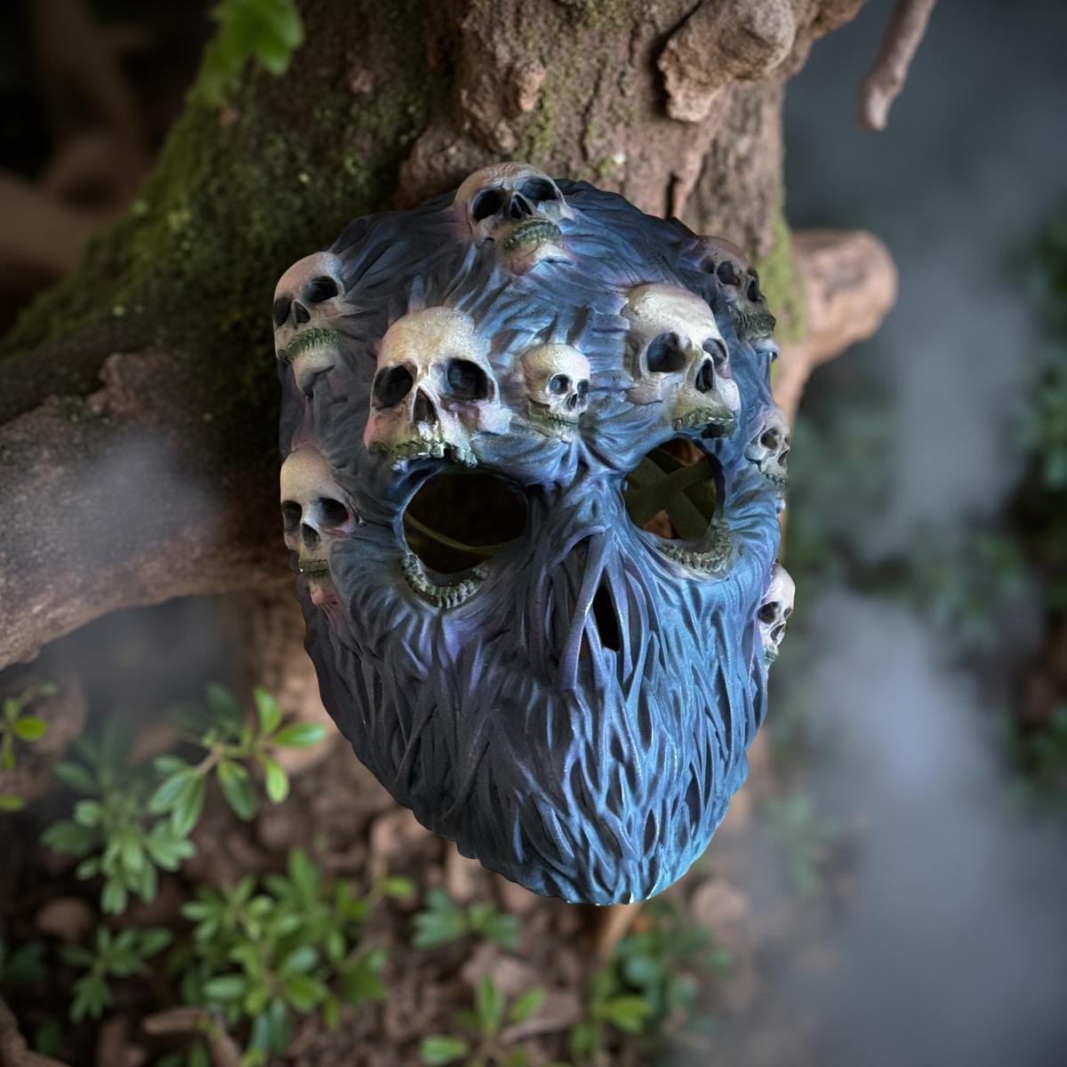 Maschera Teschio 3D — 3D DELIXGO STUDIO