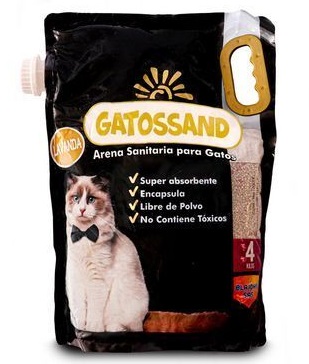 Arena gatos Gatossand 4000 grs