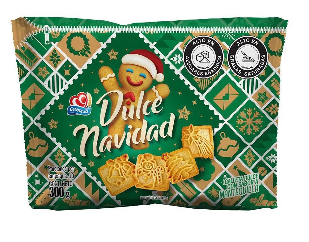 Galletas Gamesa dulce navidad 300 grs bolsa