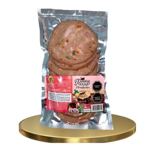 Pavo Relleno con verduras 400 grs bolsa aluminio