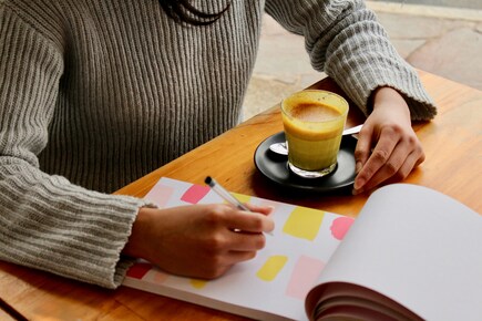 Person planning a meal