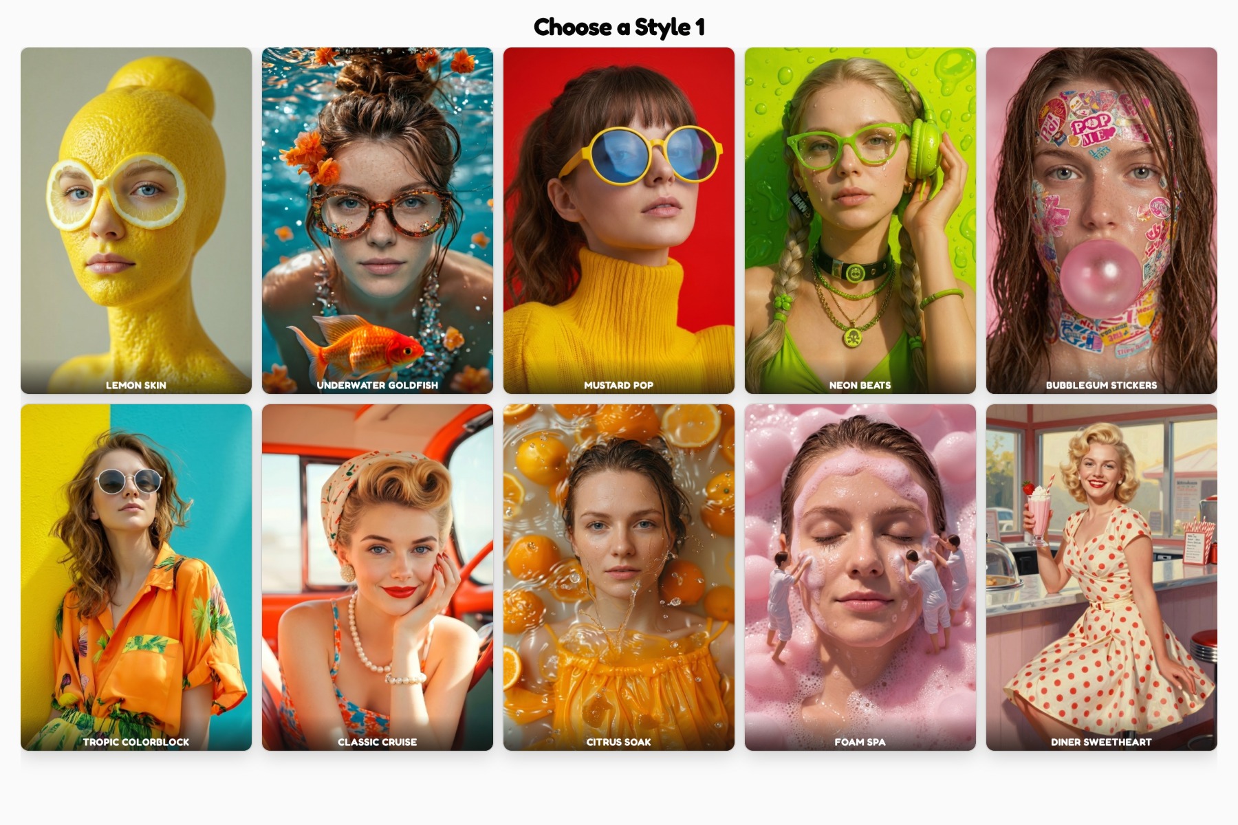 Choose a Style 1
