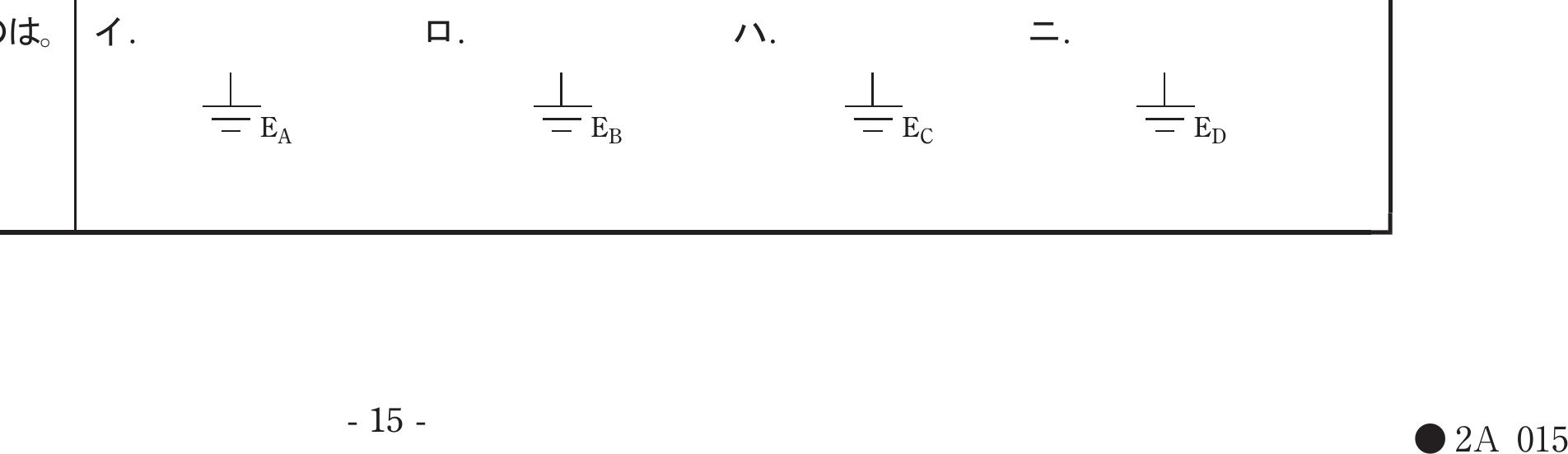 2024年度 下期 学科 問50 の図 2