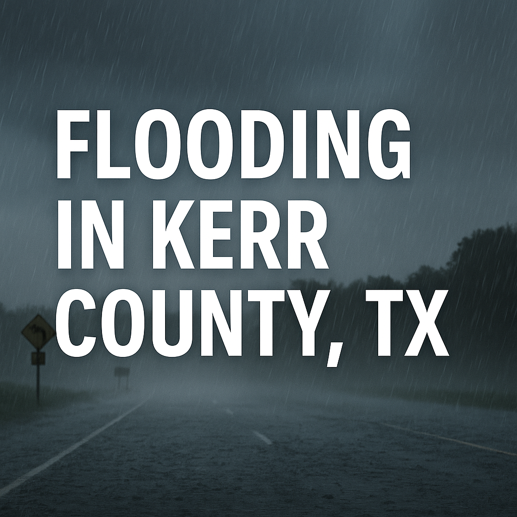 Kerr County flooding analysis visualization