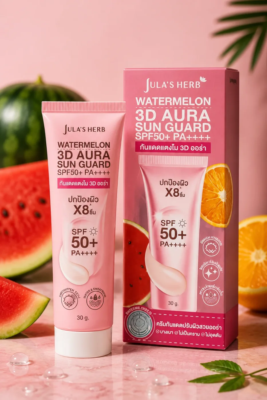  Watermelon 3D Aura Sun Guard SPF50+ PA++++