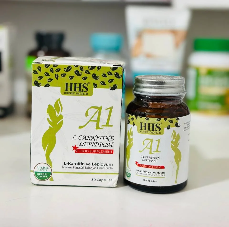 HHS A1 L-Carnitine Lepidium كبسولات تنحيف الجسم