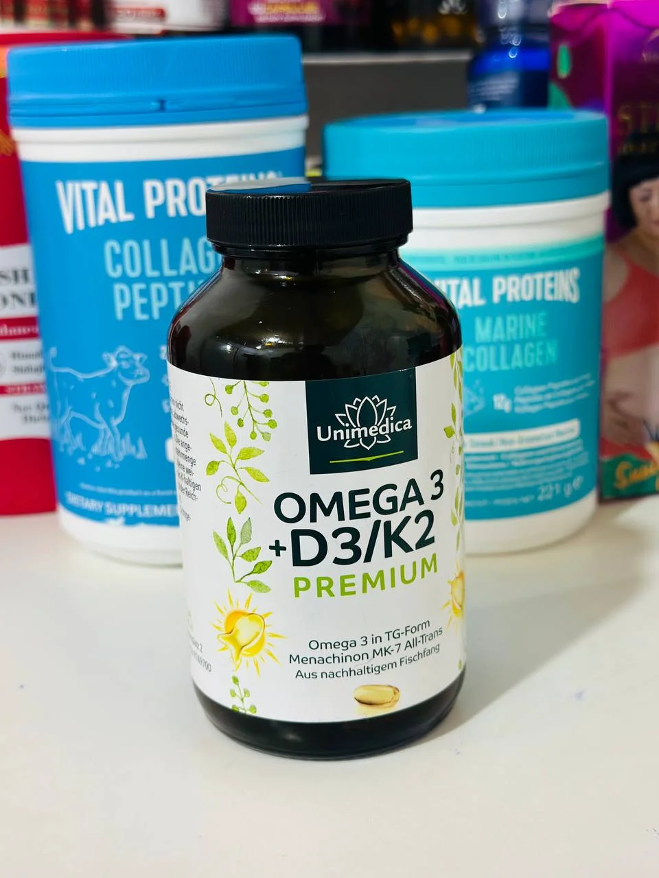 كبسولات Omega 3 + D3/K2 Premium