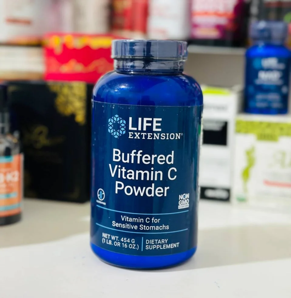 مسحوق فيتامين C المخفف من Life. Extension
