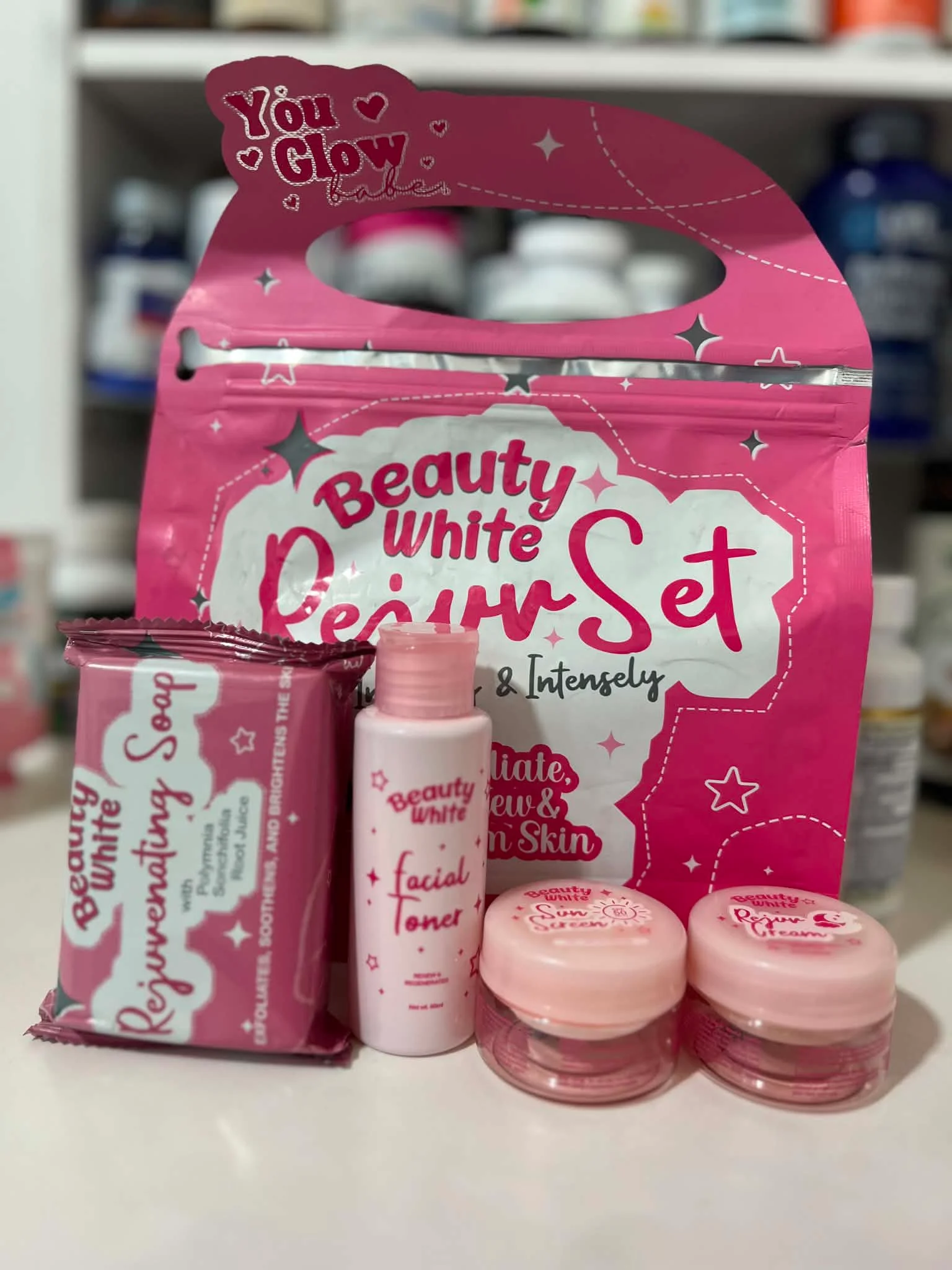 باك الجمال والتفتيح Beauty White Glow Set