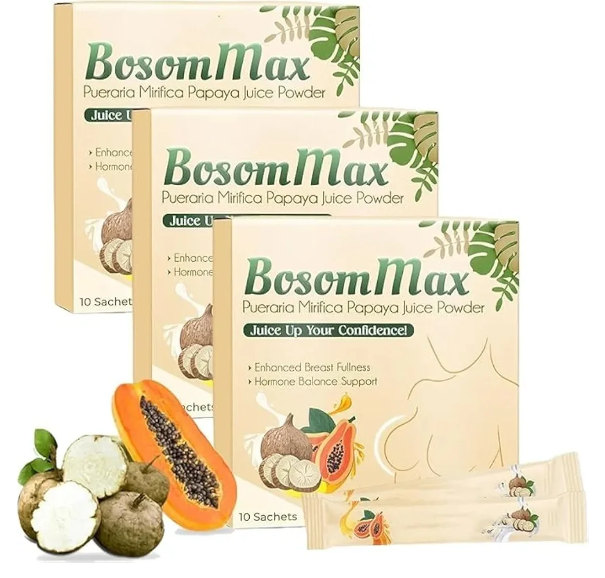 مسحوق عصير البابايا و"بوراريا ميريفيكا" (Pueraria Mirifica)