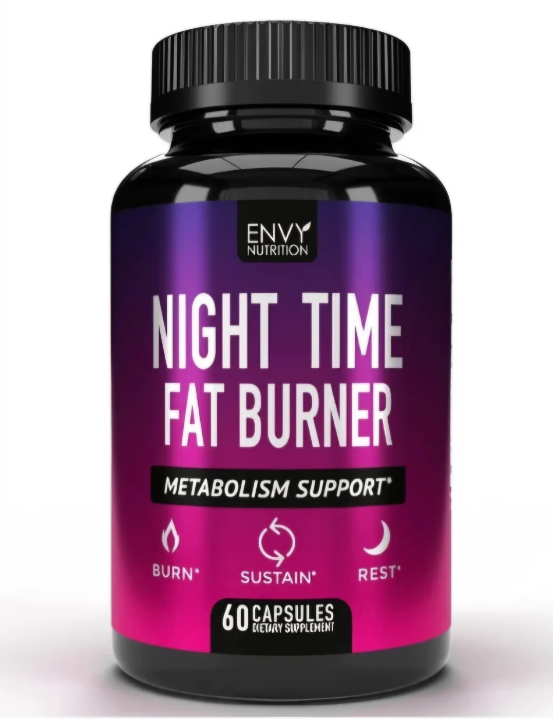  مكمل غذائي يُعرف باسم Night Time Fat Burner (حارق الدهون الليلي لدعم التمثيل الغذائي) 