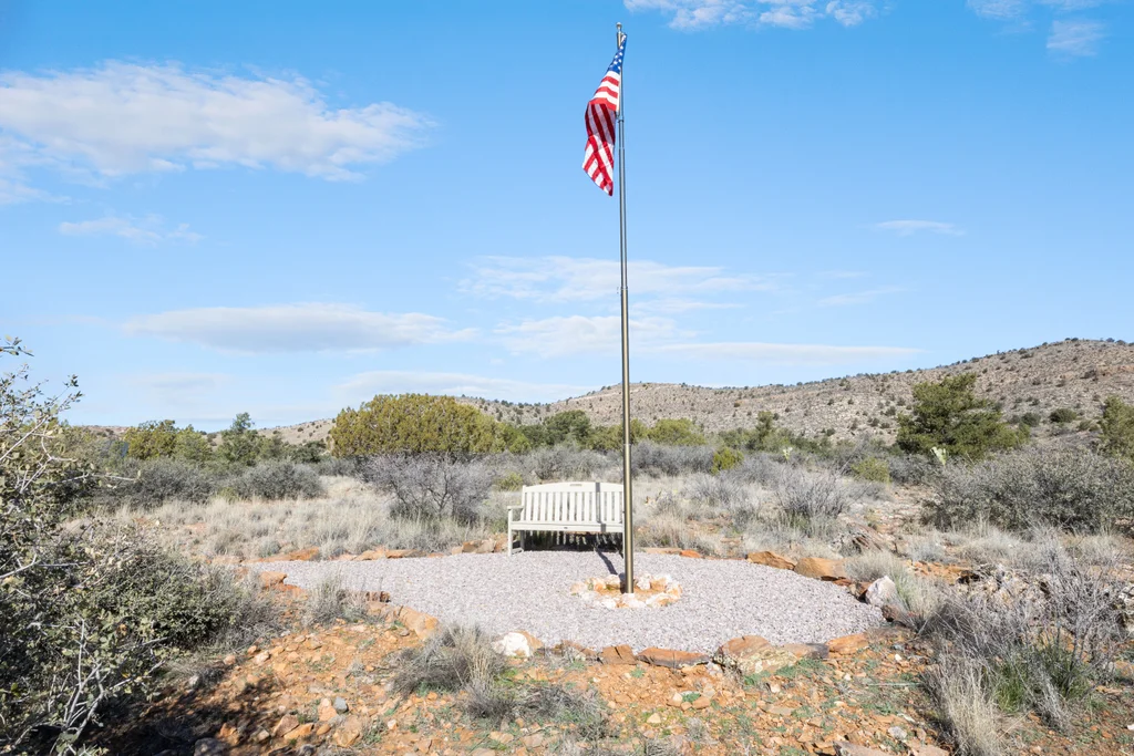 Tribute Area for the Flag