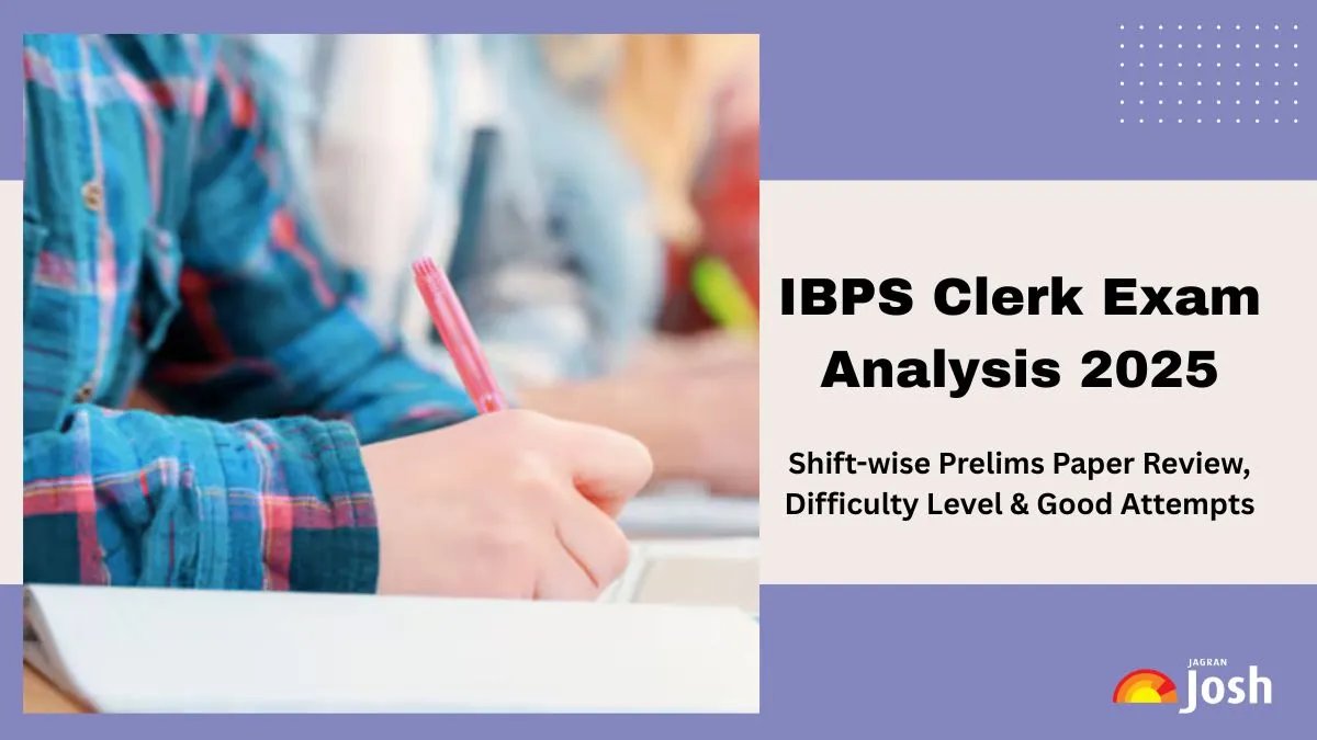 IBPS Clerk Exam Analysis 2025 | 4th October Shift 1 Detai ...