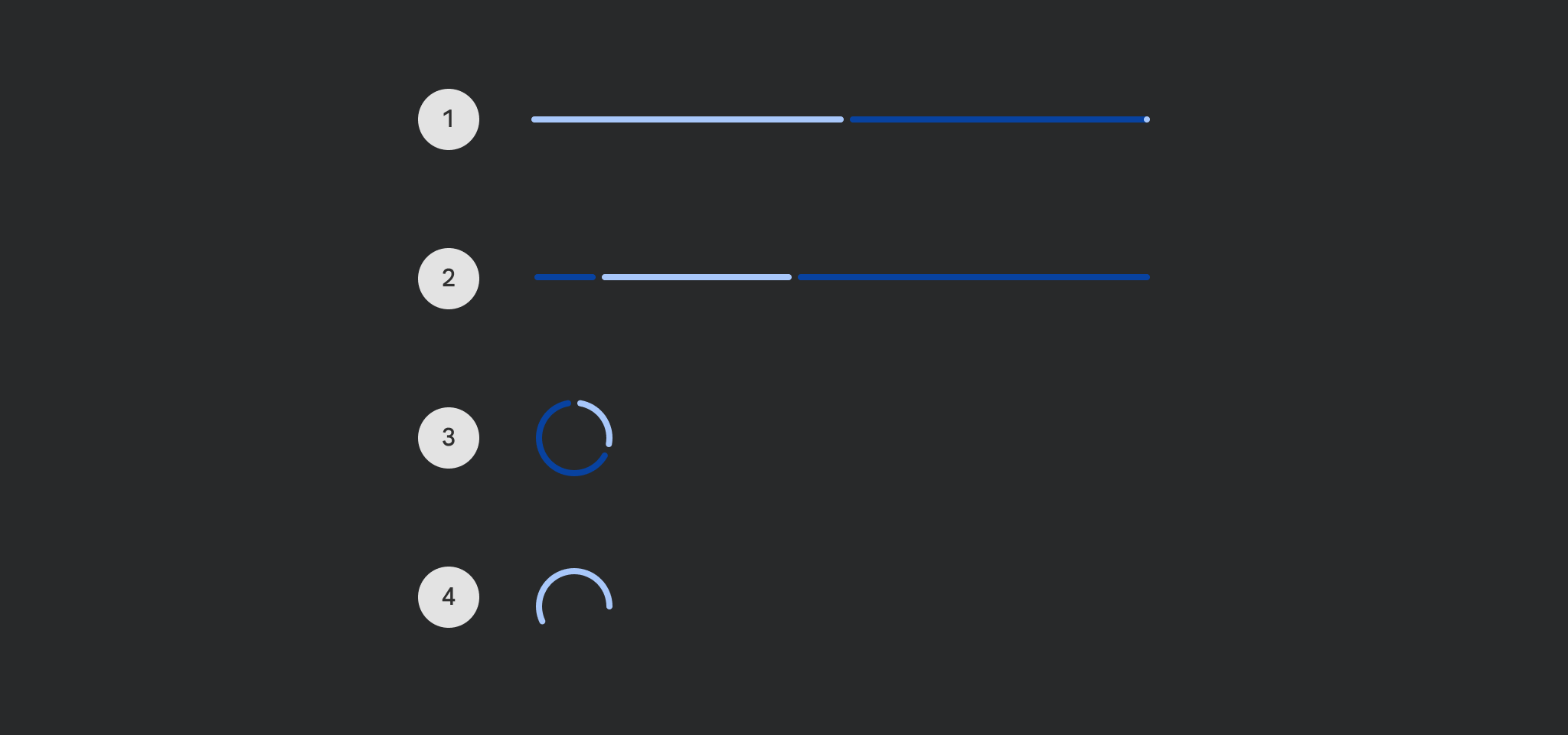 Linear progress indicator
64 | * image
