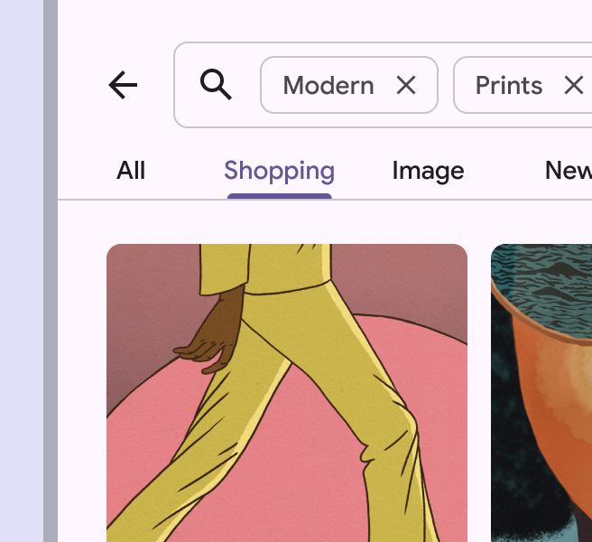 2 input chips with trailing icons following the label text.