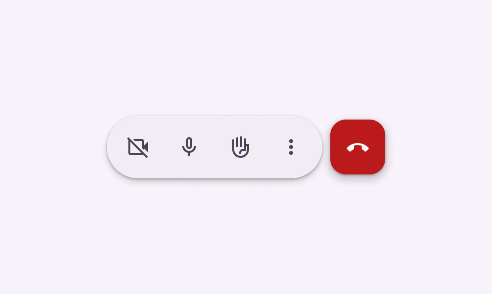 Toolbar with low-emphasis controls.
