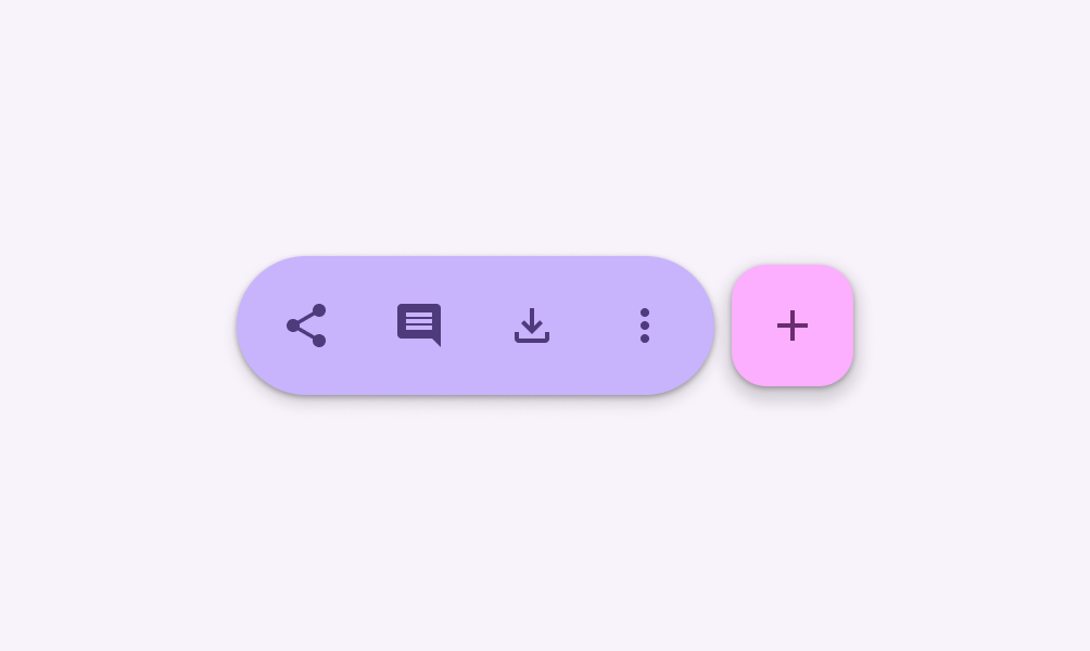 Toolbar with high-emphasis controls.