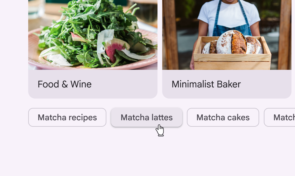 Elevated chip in pressed state.