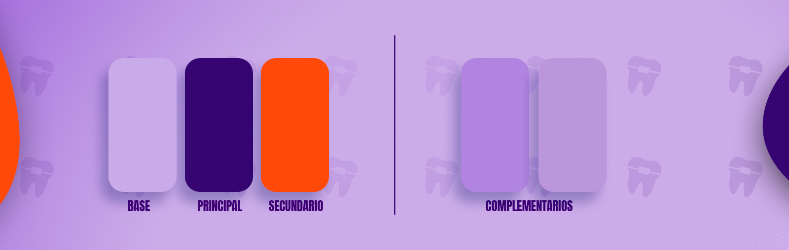 Paleta de colores definidas para Orthoshop