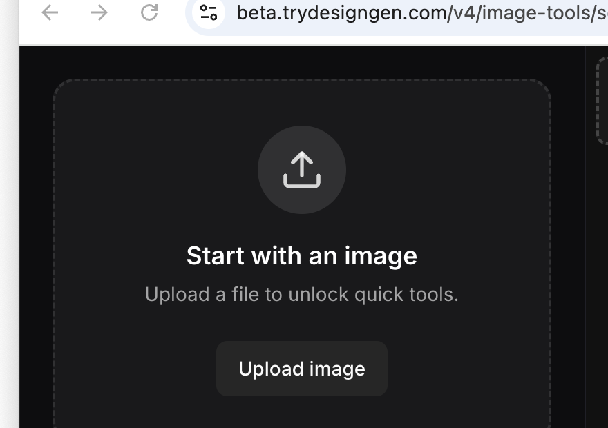 Image Tools upload state