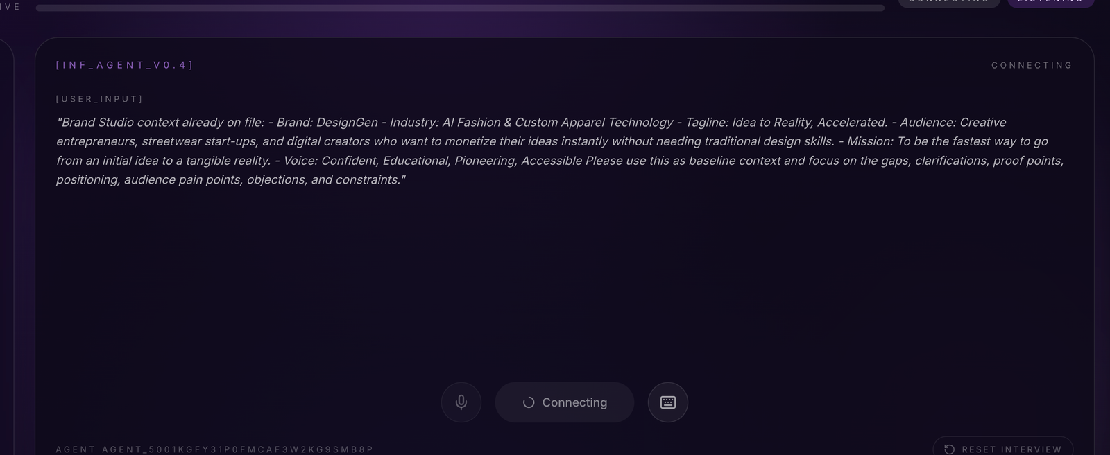 Interview transcript review