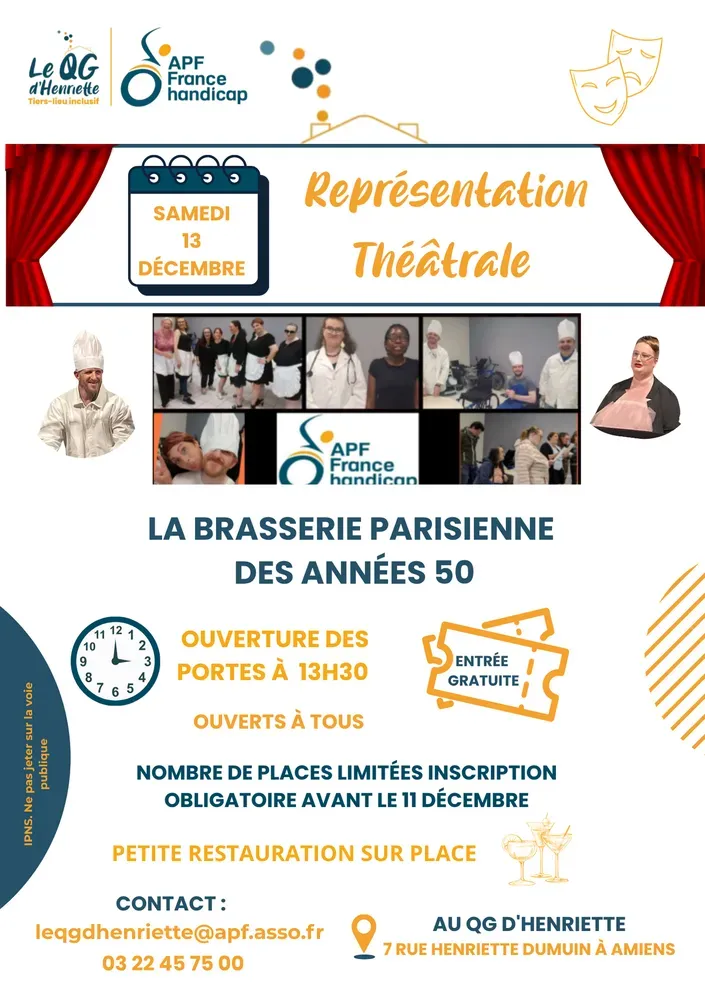 Représentation théâtrale Les Coulisses