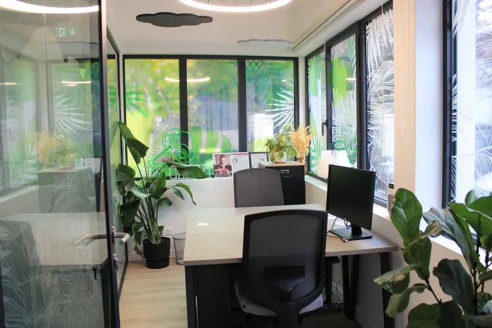 Bureau fermé 2 personnes