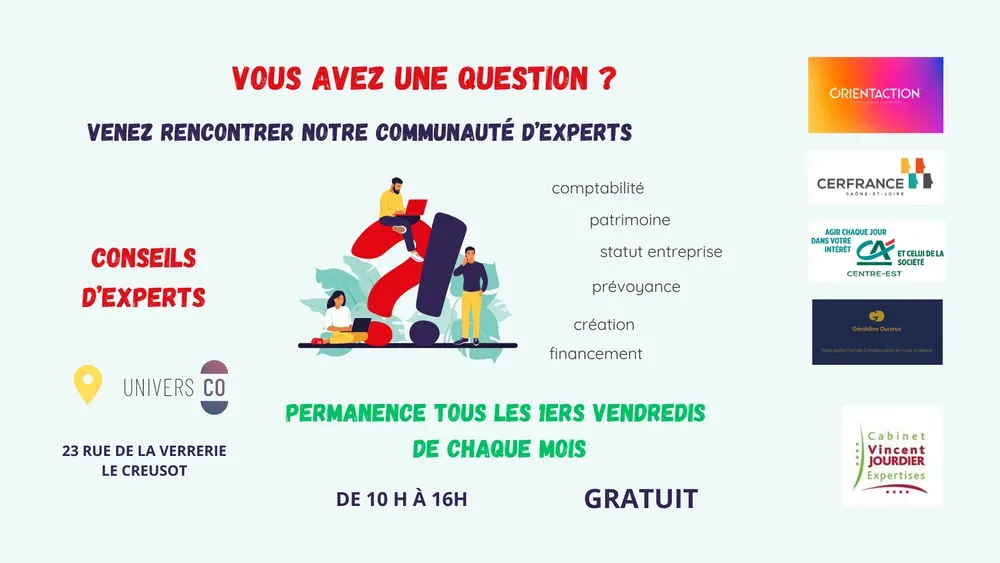 Conseils d'experts - permanence gratuite