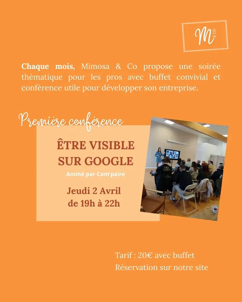 Conférence être visible sur Google