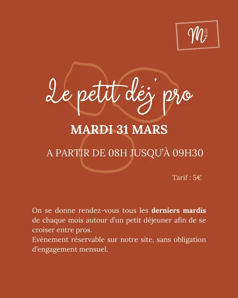 Petit dej' des pros de la Bièvre