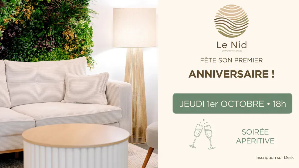 LE NID FÊTE SON PREMIER ANNIVERSAIRE 🎉