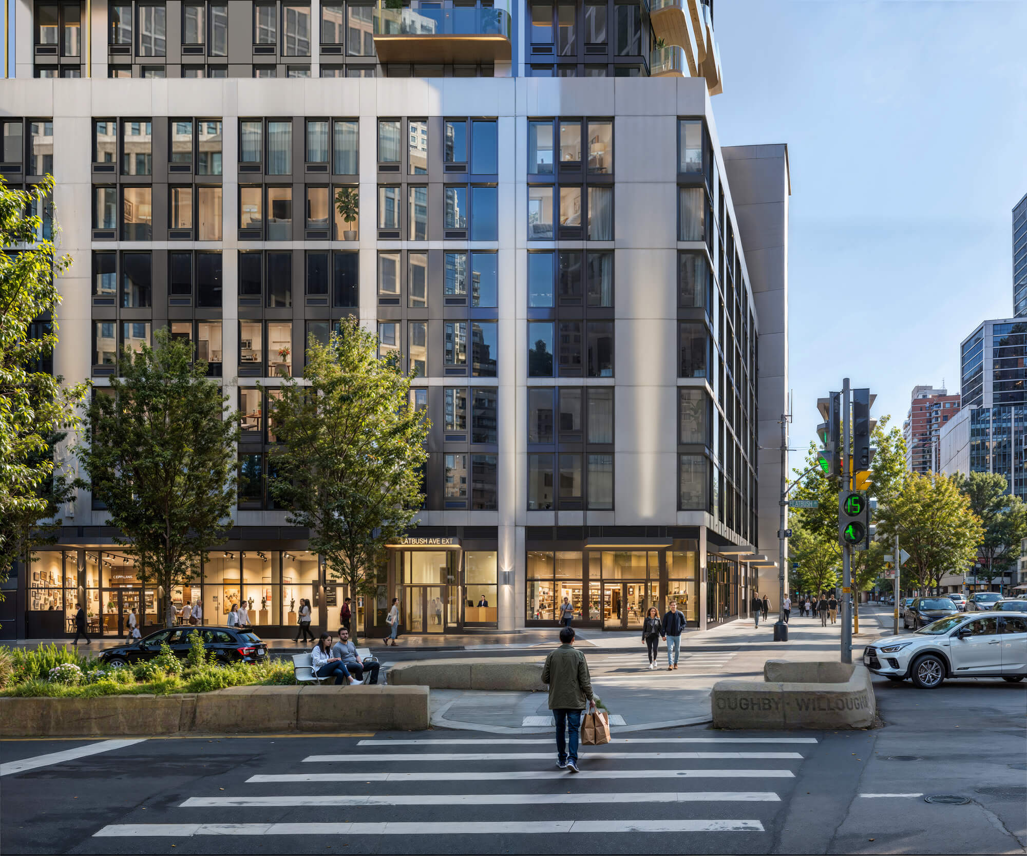 1,600 - 2,100 SF | Prime Vanilla Box Retail Space with Wrap Around Frontage