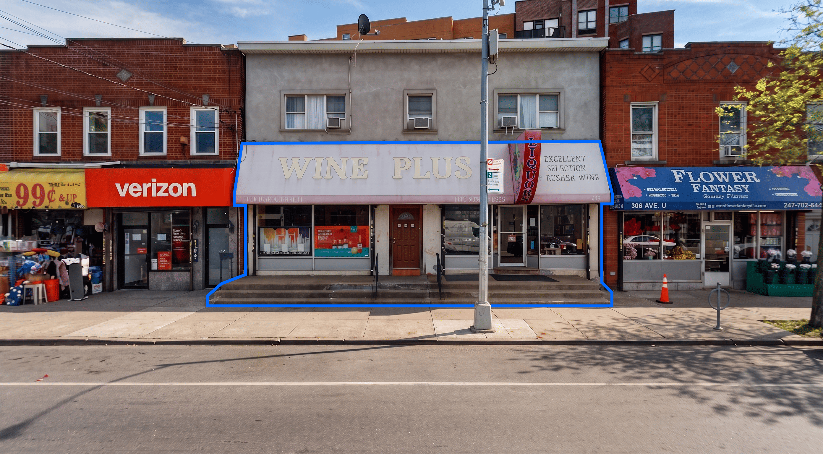 1,661 SF | Move-In Ready Gravesend Retail With Glass Frontage for Lease