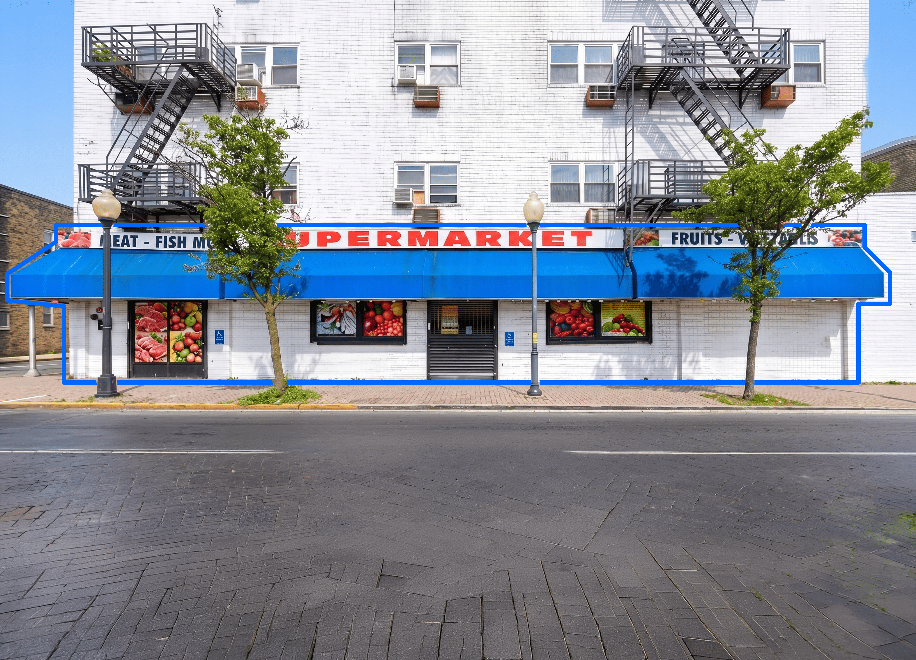 3,800 SF | Corner Retail Space With Wraparound Frontage for Lease - Divisible