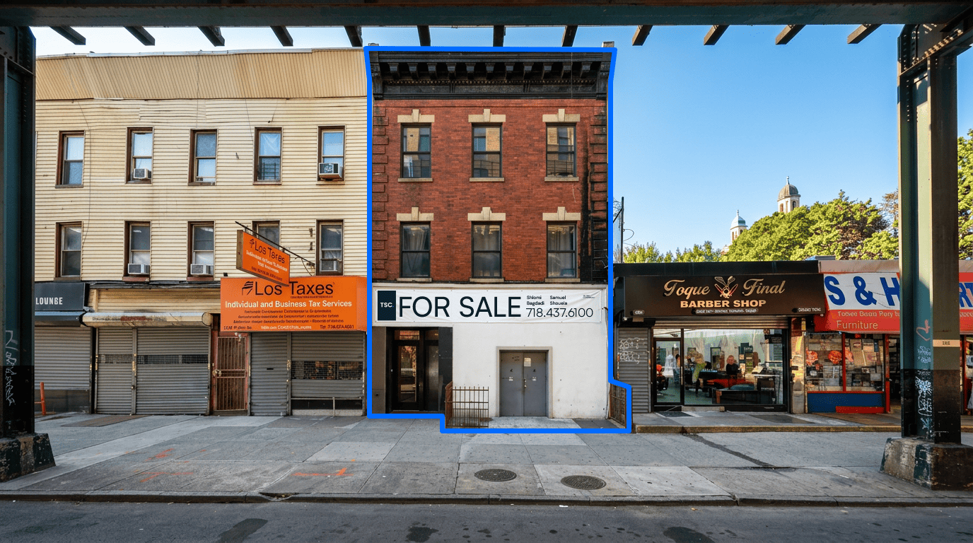 Three-Story Mixed-Use Building for Sale - Featuring 2,000 SF Retail & Two Large Apartments