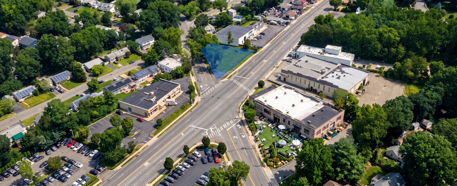 449 E Jericho Turnpike | Corner Development Site for Sale with Approved Plans for Sale