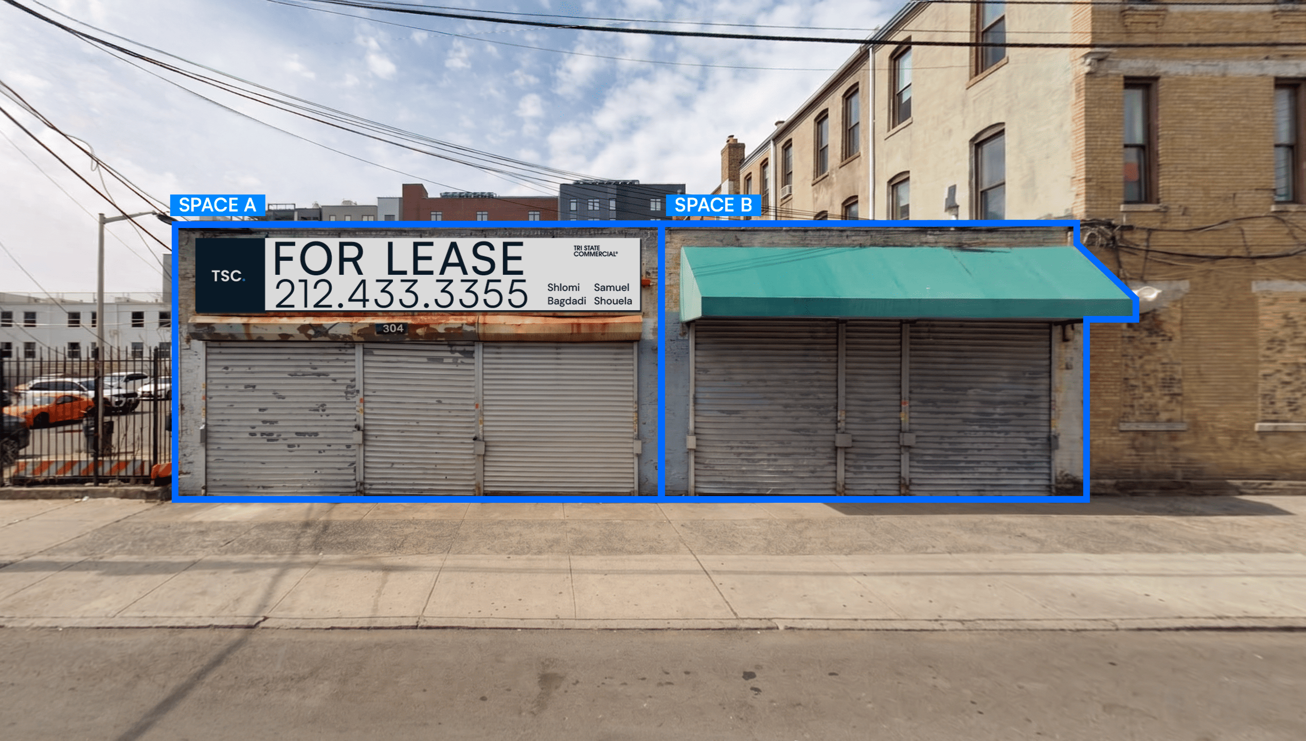 500 - 1,000 SF | East New York Vented Retail Spaces with Glass Frontage for Lease