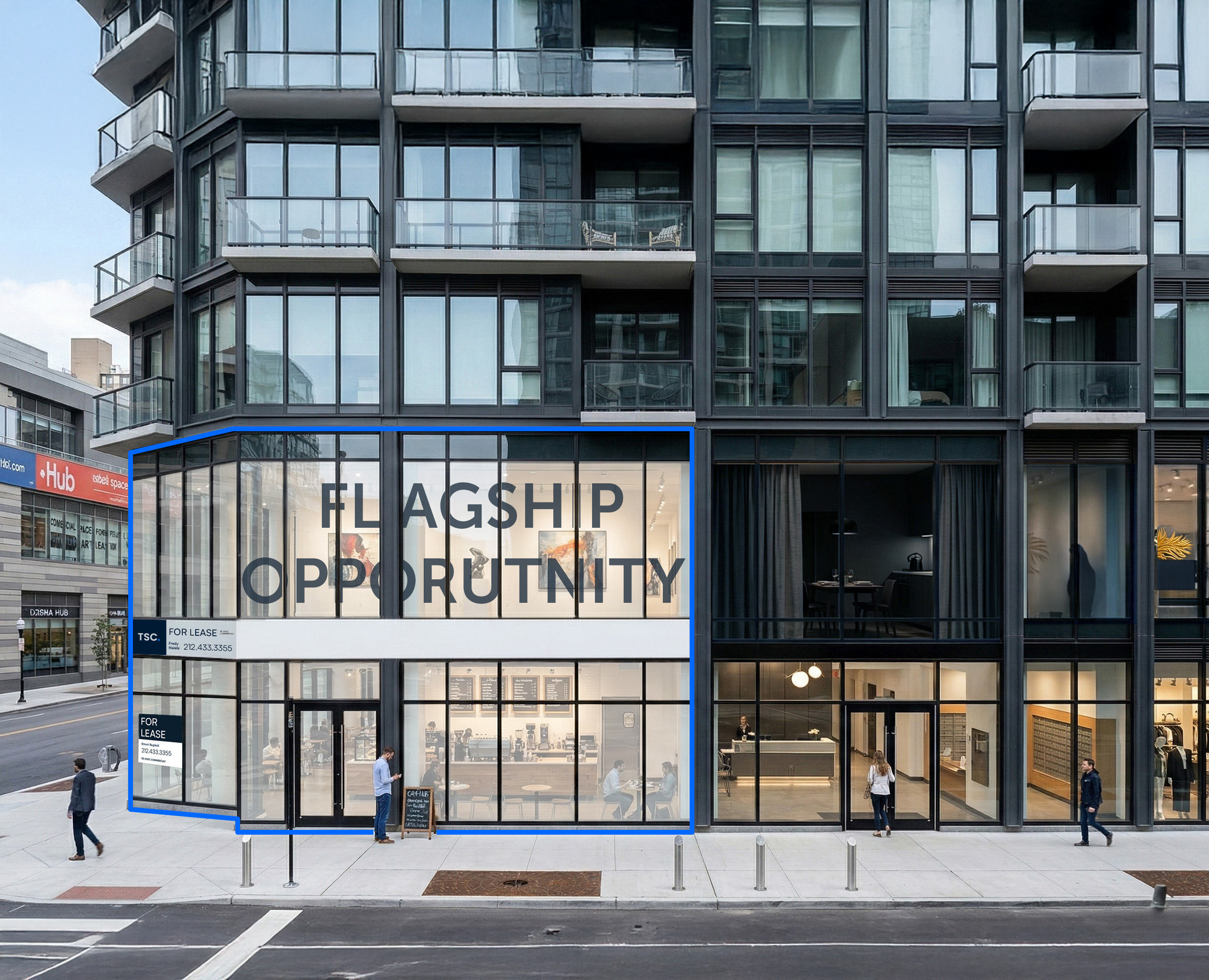 2,040 - 3,320 SF | Flagship Opportunity - Brand New Retail Spaces for Lease