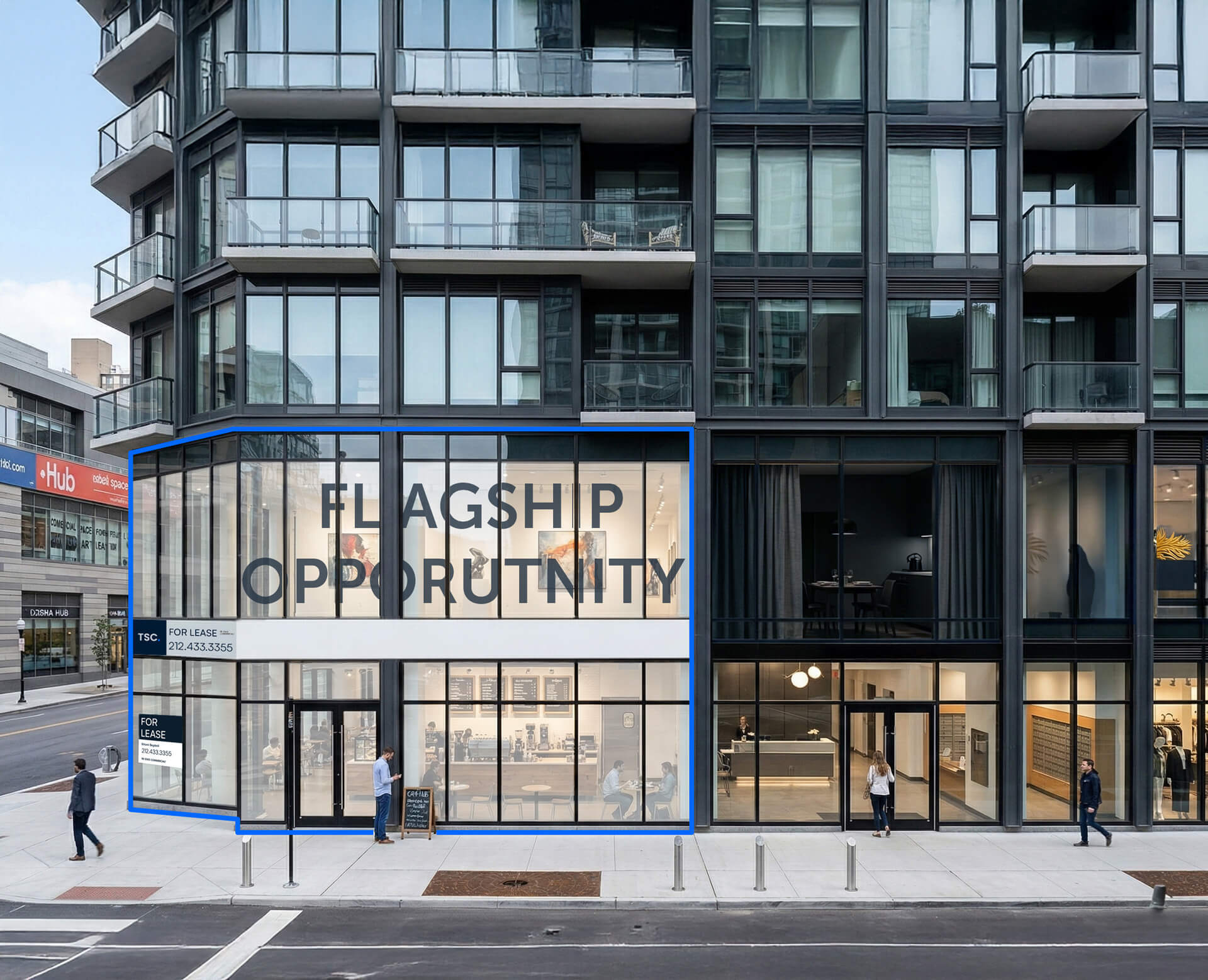 2,040 - 3,320 SF | Flagship Opportunity - Brand New Retail Spaces for Lease