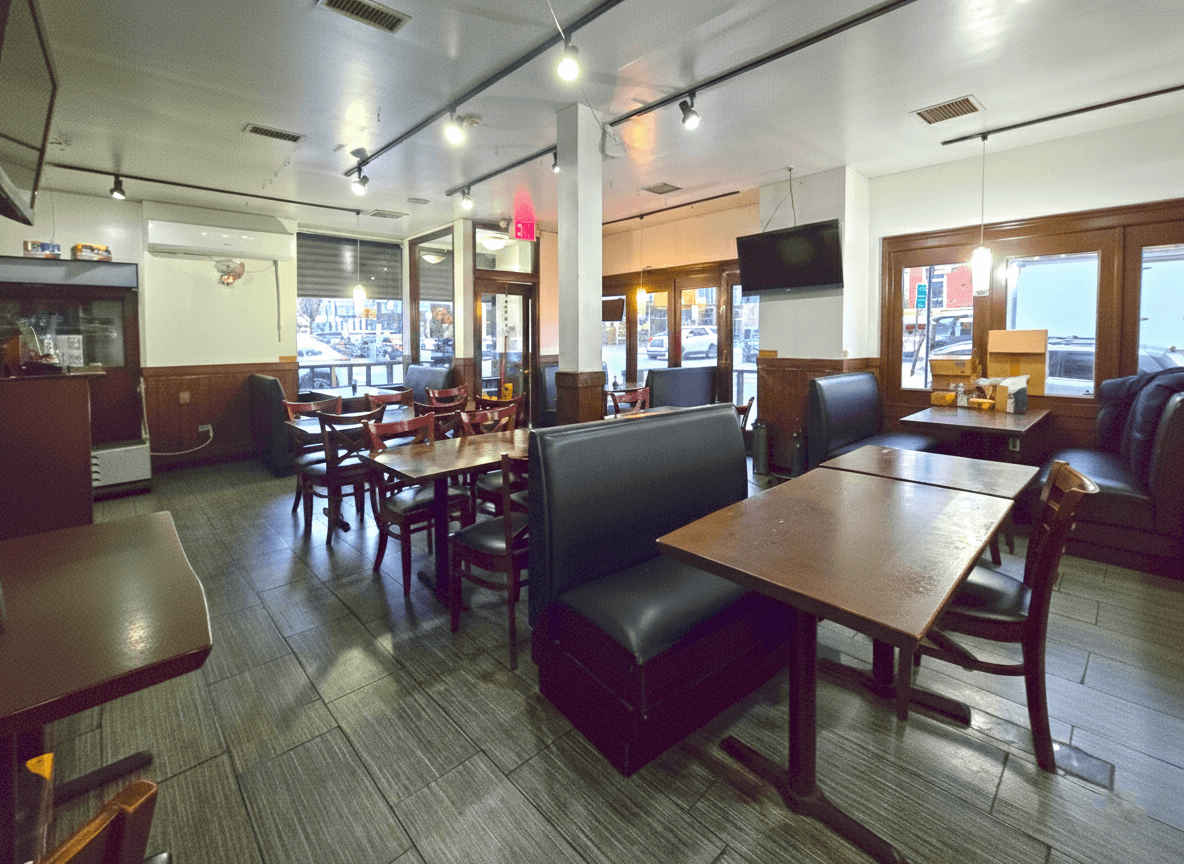 1,600 SF | High-Visibility Corner Restaurant Space + 1,950 SF Lower Level for Lease