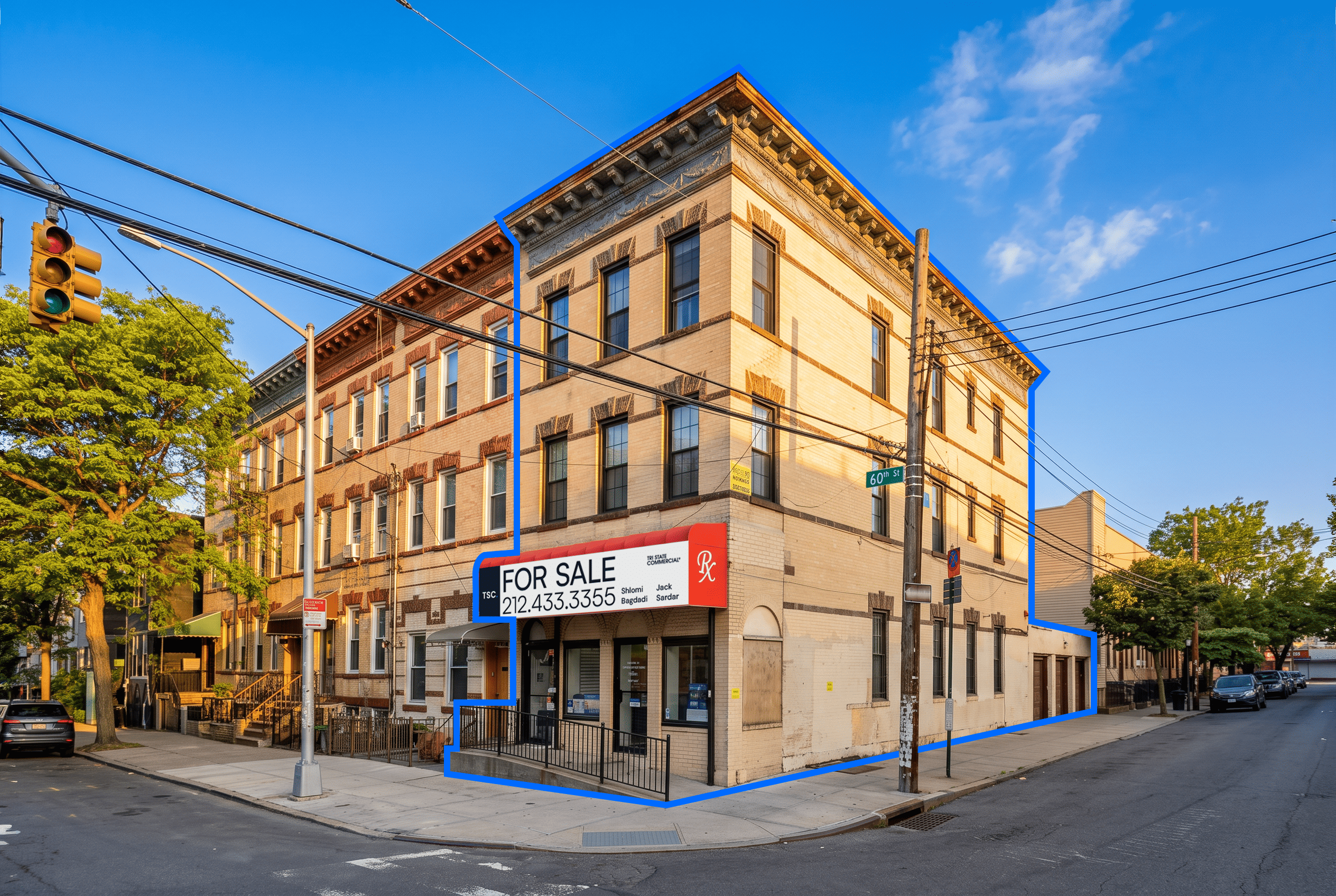 Corner Turnkey Mixed-Use Building - with Parking in Ridgewood