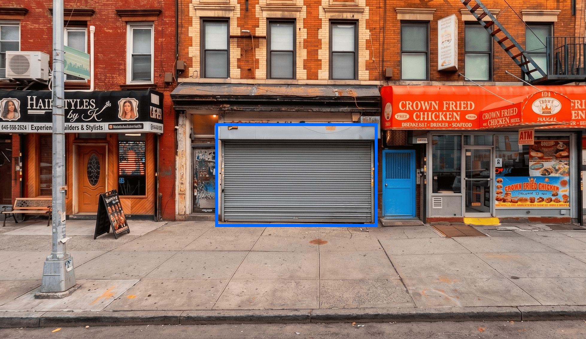450 SF | Prime Bed-Stuy Retail Space With Backyard & Glass Storefront for Lease