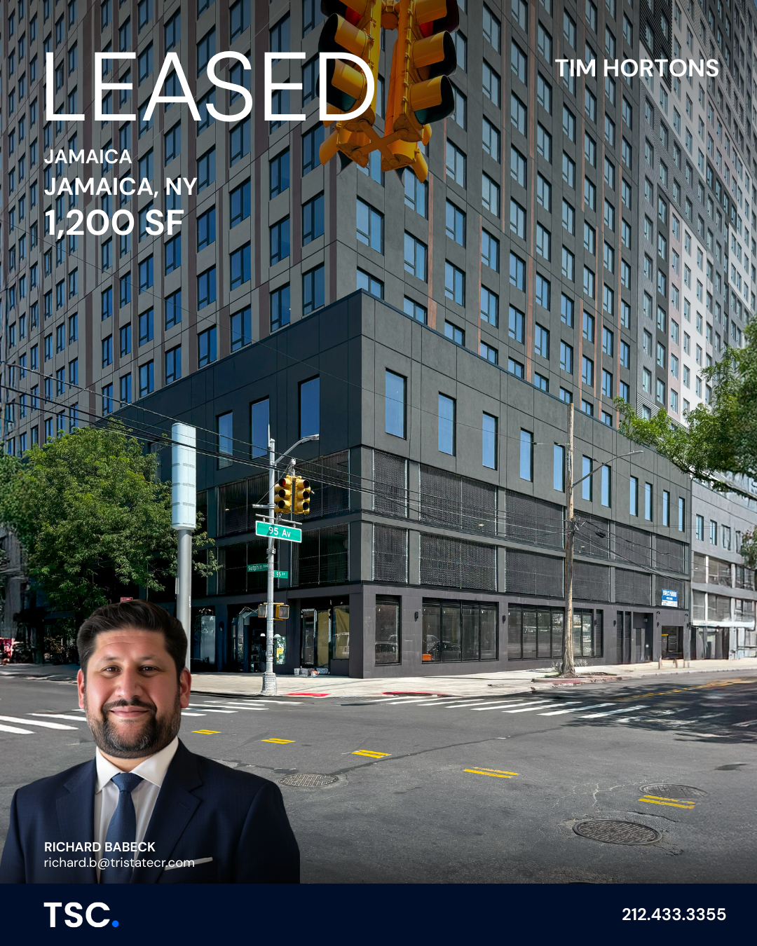 94-15 Sutphin Boulevard | 1,200 SF | Tim Hortons