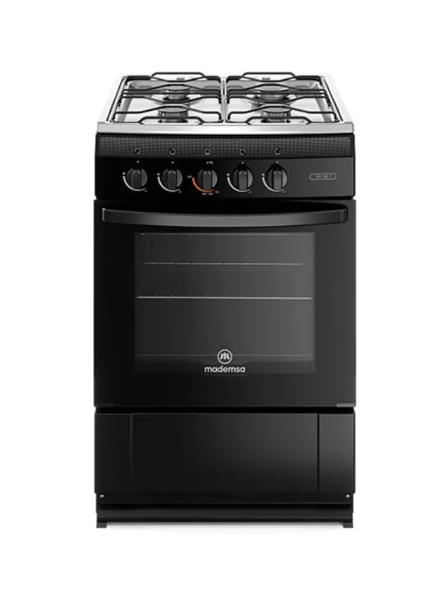 Cocina a gas Mademsa Mv120  T 4 platos negro 