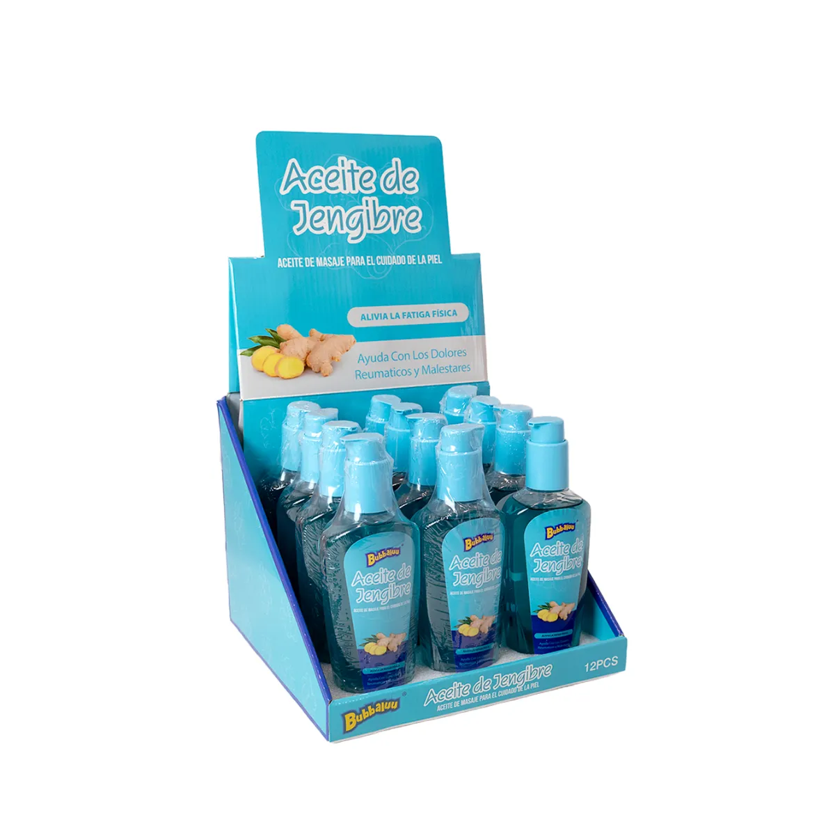 Aceite de Jengibre para Masajes Bubbaluu 200 ML