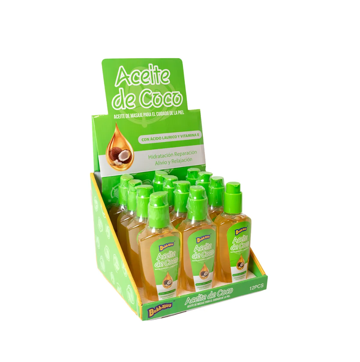 Aceite de Coco para Masajes Bubbaluu 200 ml