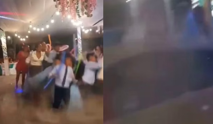 Imagen sobre Graduación casi termina en tragedia; jóvenes caen en socavón 