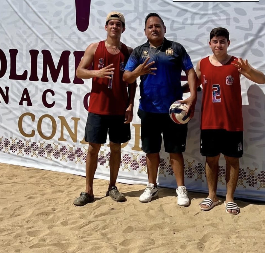Imagen sobre Se corona Coyuca tetracampeón  en voleibol de arena Conade 2026